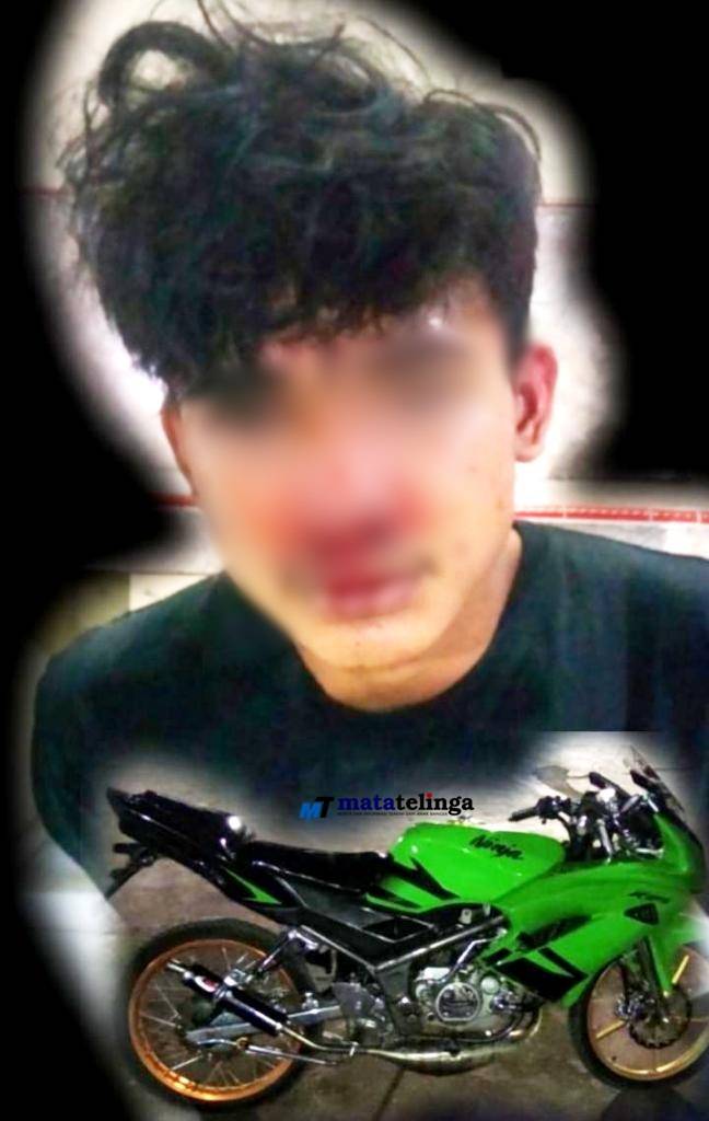Hitungan Jam Usai Curi Sepeda Motor, Pria Ini Ditangkap Polisi