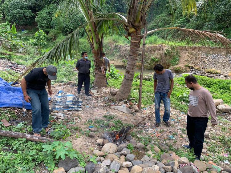 Waka Polres Sidimpuan Pimpin GKN di Kecamatan Psp Utara