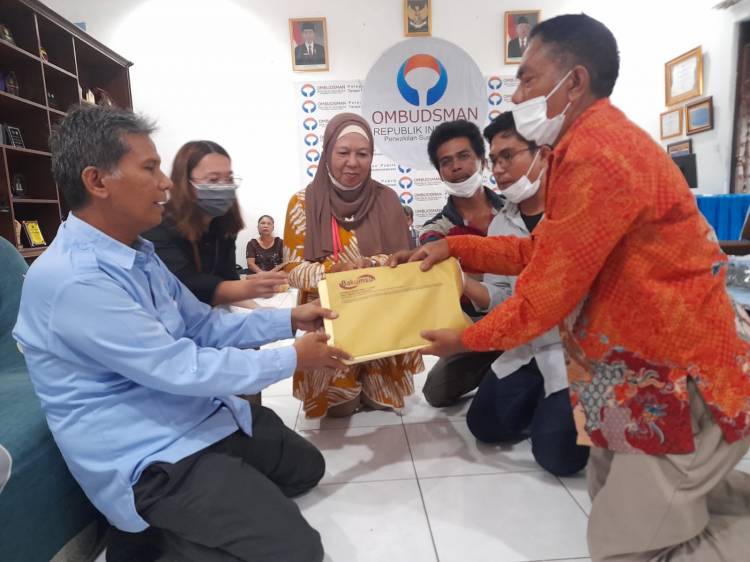 Warga Desa Bingkawan dan Rambung Baru Adukan BPN Deliserdang dan Poldasu ke Ombudsman