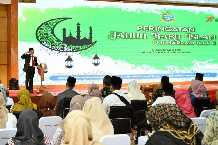 Gubsu Hadiri Peringatan Tahun Baru Islam 1 Muharram 1444 H, Minta Semua Pihak Terus Mengingatkan Tentang Kebaikan
