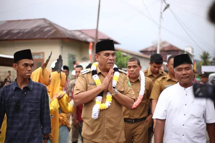Bupati Madina Buka Turnamen Volly Ball Bupati Cup Tahun 2022