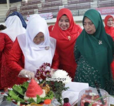 Sambut HUT RI Ke 77 TP.PKK Asahan Gelar Lomba Hias Nasi Tumpeng Non Beras