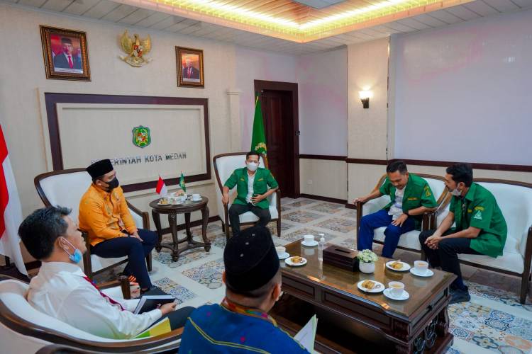 Peran Pemuda Penting Bangun Medan, Bobby Nasution Ajak GP Ansor Berkolaborasi