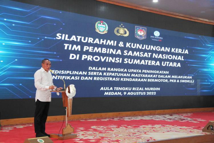 Edy Rahmayadi Dukung Sanksi Penghapusan  Data Kendaraan Tidak Bayar Pajak