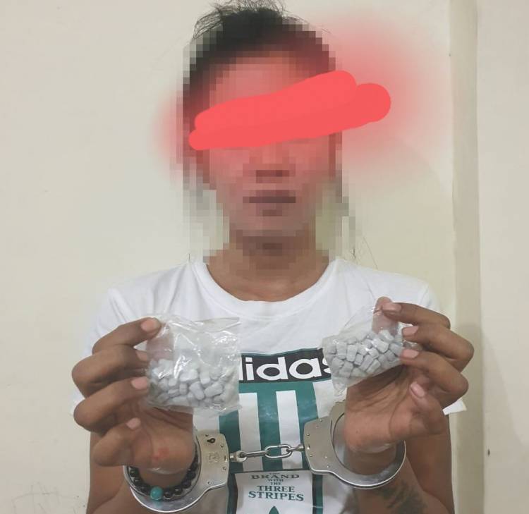Wanita Kurir Ratusan Butir Ekstasi Ditangkap Ditresnarkoba Poldasu