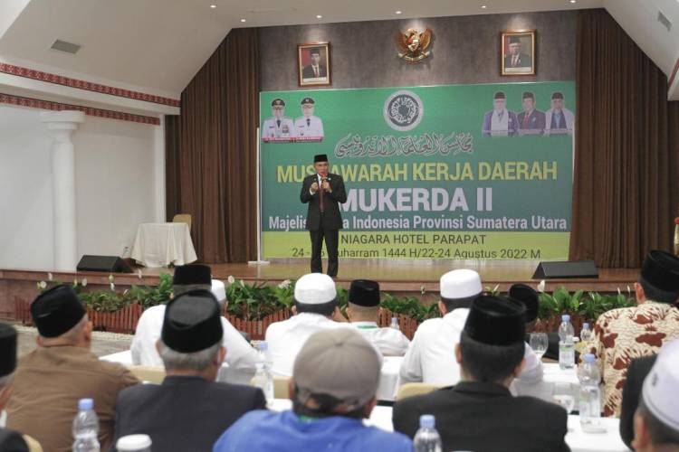 Sinergi MUI dan Pemerintah, Gubsu Edy Rahmayadi Buka Mukerda II 2022 MUI Sumut