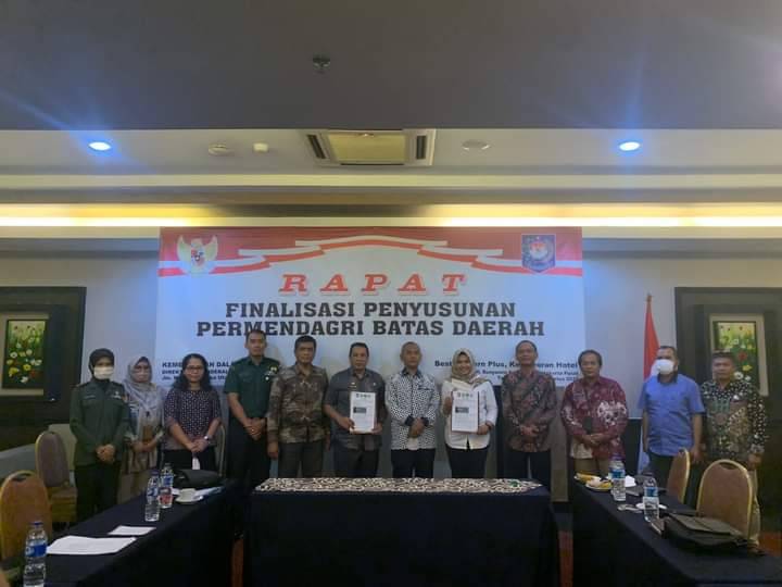 Wabup Madina Hadiri Rapat Finalisasi Batas Daerah