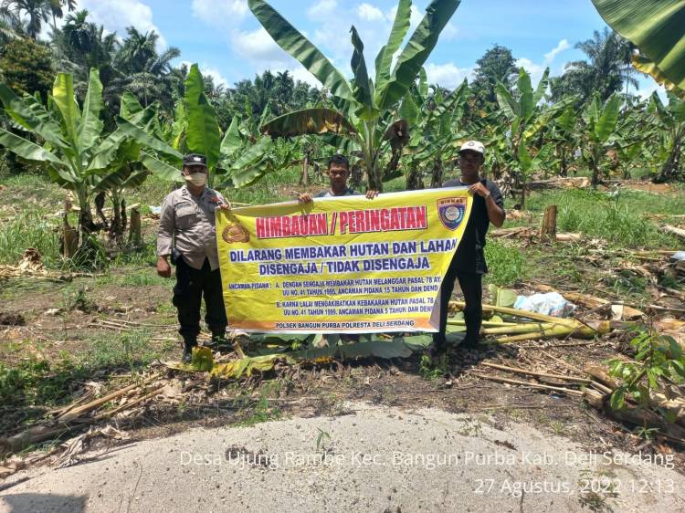 Polsek Bangun Purba Polresta Deli Serdang Laksanakan Patroli