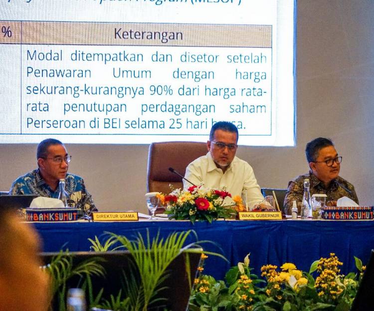 Gelar RUPS-LB, Wagubsu Ajak Kabupaten/Kota Ikut Besarkan Bank Sumut