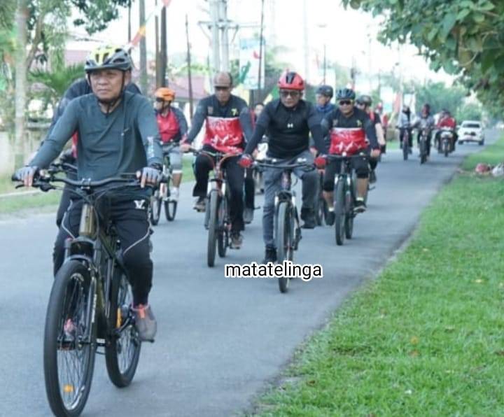 Gowes 23 Km Dilakukan Bupati Bersama OPD Untuk Menjaga Kebugaran Tubuh