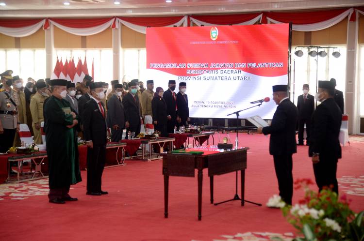 Arief Sudarto Trinugroho Dilantik Jadi Sekdaprovsu