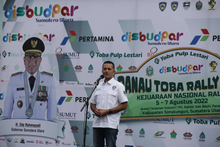 Wagubsu Buka Danau Toba Kejurnas Rally 2022, Bukti Indonesia Aman Gelar Pelaksanaan Event Dunia