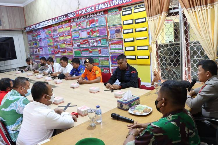 Susun Langkah Strategi Antisipasi Potensi Karhutla Polres Simalungun Gelar Rakor Lintas Sektoral