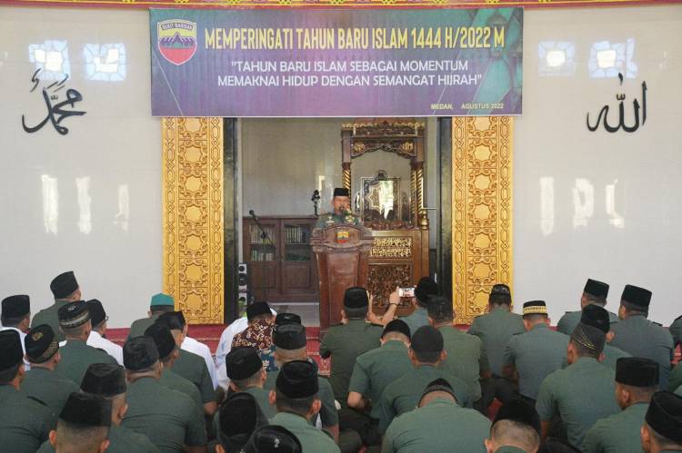 Mayjen TNI Achmad Daniel Chardin Hadiri Acara Peringatan Tahun Baru Islam 1444 H