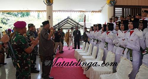 Sebanyak 58 Anggota Paskibraka Kabupaten Langkat Dikukuhkan