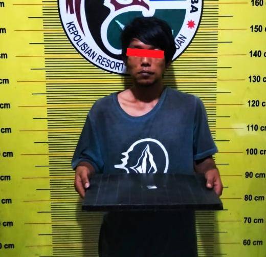 Seorang Jukir Diamankan Petugas Akibat Miliki Sabu