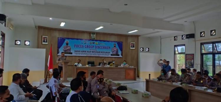 Kasat Lantas Polres Simalungun Ikuti FGP Kajian Aspek Jalan Cegah Kecelakaan
