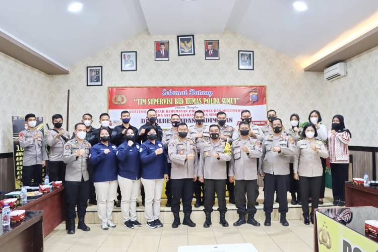 Polres Padang Sidempuan Ikuti Supervisi dan Asistensi Kehumasan