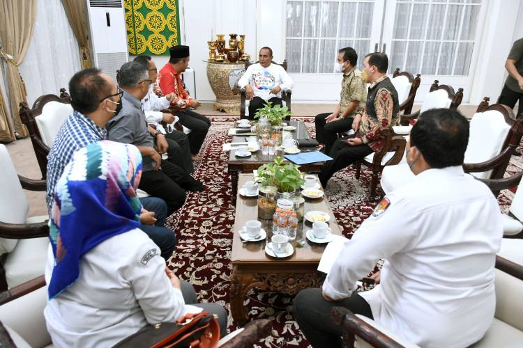 Gubernur Edy Rahmayadi Dukung  Percepatan dan Koordinasi Terkait DPT Pemilu