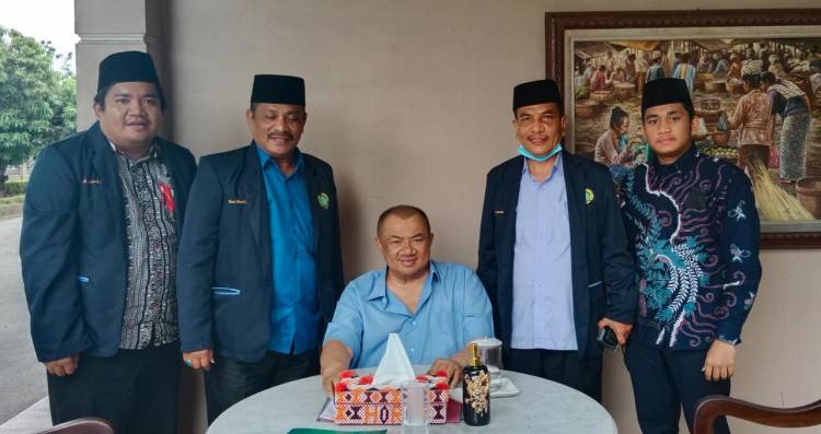Pengurus PW IKA BKPRMI Sumut Bersilaturahmi Dengan Dato H. Syamsul Arifin