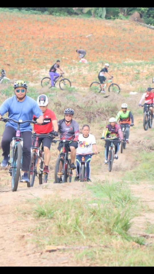 Kapolres Sergai Gowes Bareng Personel