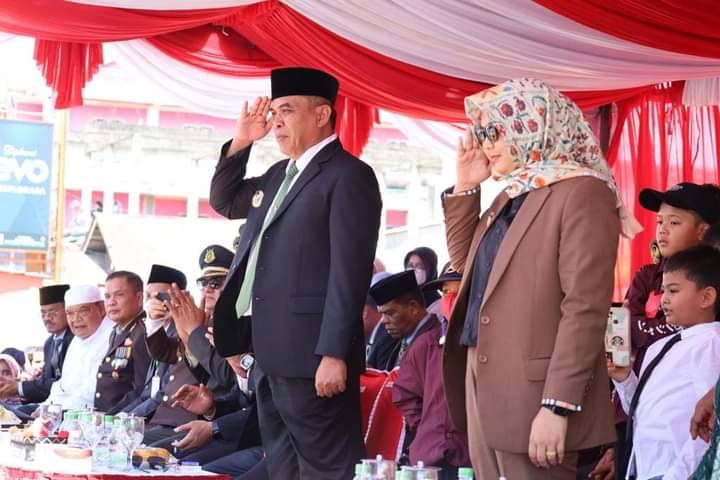 Karnaval Meriahkan HUT ke-77 Kemerdekaan RI di Mandailing Natal