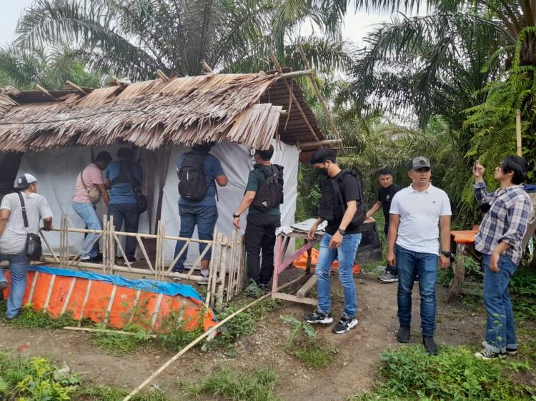Polrestabes Medan Gerebek Barak Perjudian dan Peredaran Narkoba di kawasan Sky Garden Binjai