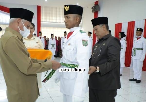 Paskibraka Kabupaten Asahan Tahun 2022 Dikukuhkan