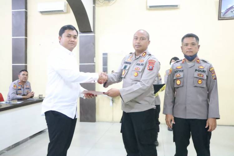 Sat Reskrim Polres Sergai Meraih Juara I Penyelesaian Perkara Tertinggi Tingkat Polda Sumut