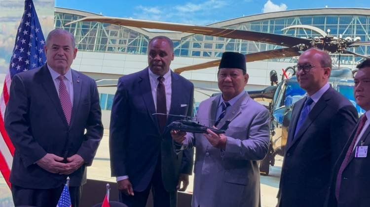 Menhan Prabowo Saksikan Penandatanganan Pengadaan 24 Helikopter Sikorsky S-70M Black Hawk Baru untuk RI