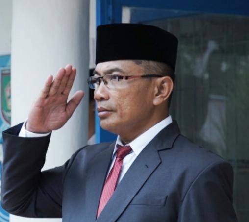 Diskominfo Asahan Gelar Upacara Pengibaran Bendera Merah Putih