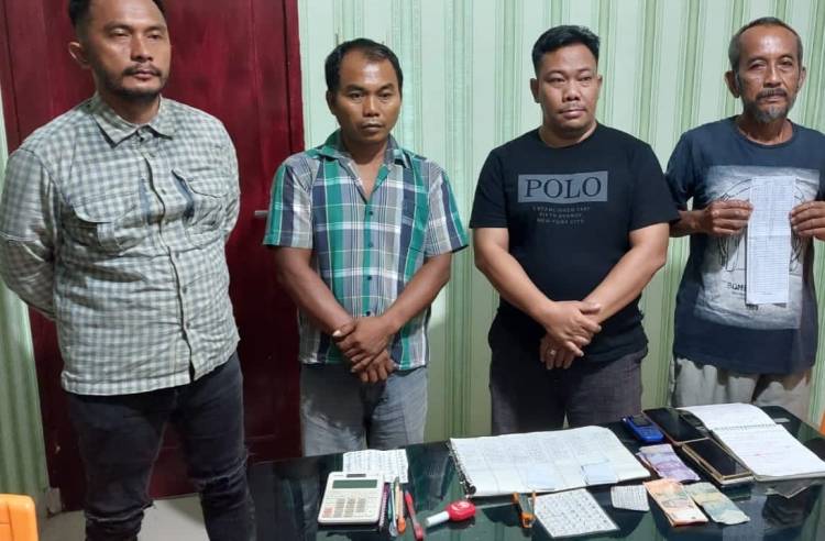 Bravo !! Deninteldam I/BB Ungkap Jaringan Peredaran Judi Togel di Langkat, 3 Warga Sipil dan 1 Oknum Polisi Diamankan