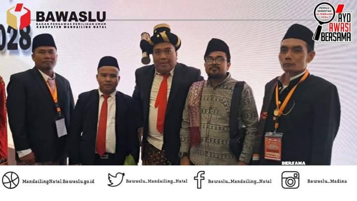 Bawaslu RI Tetapkan 5 Orang Komisioner Bawaslu Madina, 2 diantaranya Alumni HMI