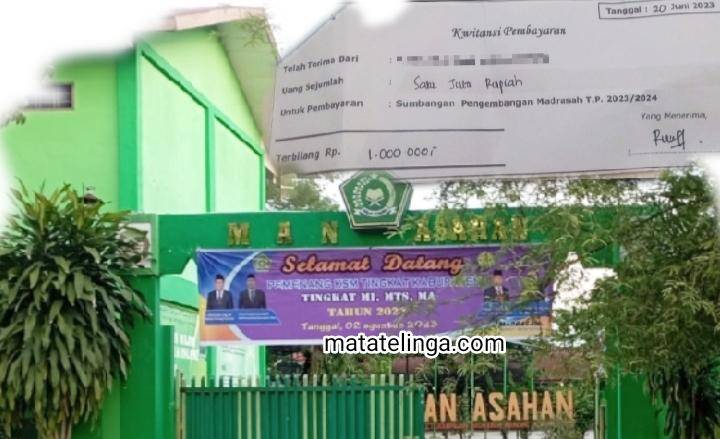 Kasek Dan Komite Sekolah MAN Kisaran Kutip Uang Pembangunan