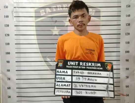 Perampok Motor di Medan Estate Ditembak