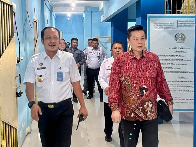 Konsul Kehormatan Thailand Kunjungi Rudenim Medan Kanwil Kumham Sumut