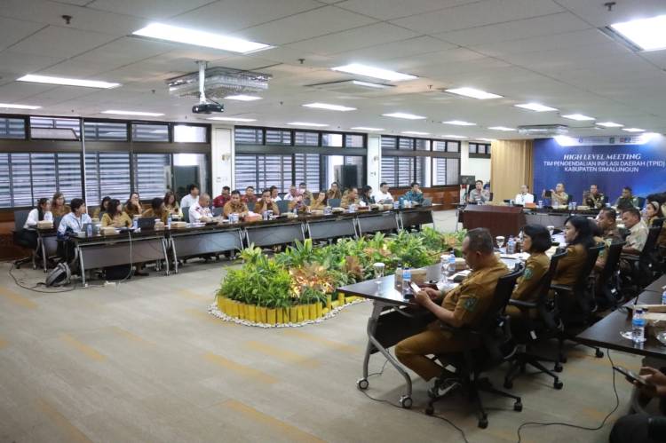 Rapat Koordinasi dan Anev Berkala Polres Simalungun Bersama TPID Dalam Antisipasi Inflasi