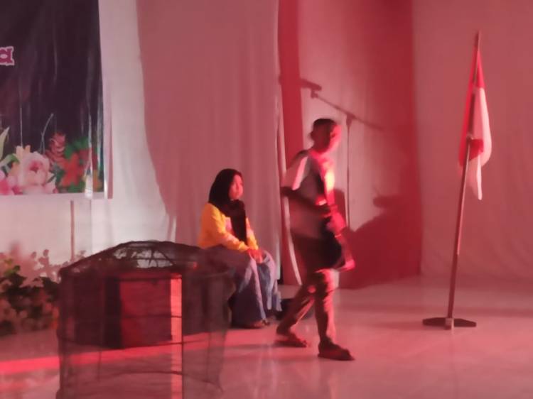 Penampilan Para siswa siswi serta guru Sd Negeri 019 Desa Bondan Dolok Mampu menghipnotis penonton
