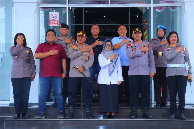 Sebagai Pejabat Baru, Kapolres Pematang Siantar Audiesi dengan Wali Kota