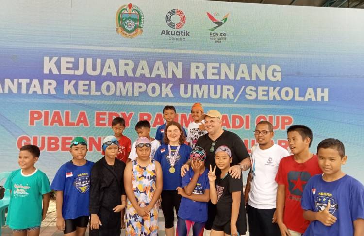 Ratusan Atlit, Ikuti Meramaikan  Kejuaraan Renang Piala Gubsu 2023