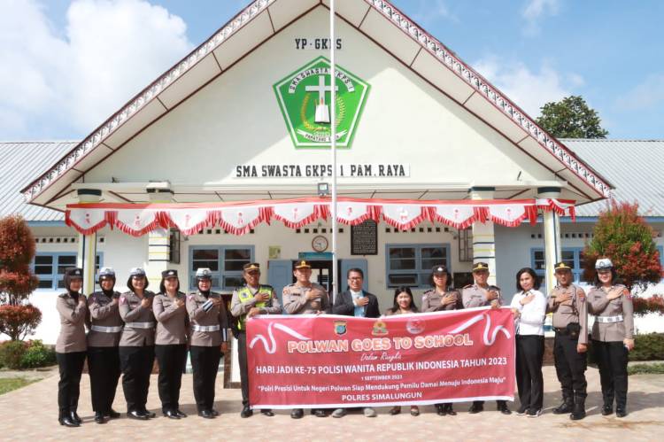 Menjelang Hari Jadi Polwan ke 75, Kampanye Bijak Bermedsos Digelar Polwan Polres Simalungun Kepada Generasi Z