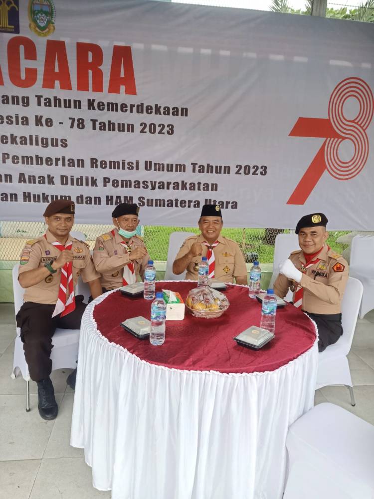 HUT Pramuka Ke 62 Tahun Dan HUT Kemerdekaan RI, Kalapas Memberikan Remisi