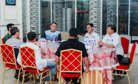 Jelang Pelantikan, SMSI Labuhanbatu Raya Audiensi ke Bupati Erik Adtrada