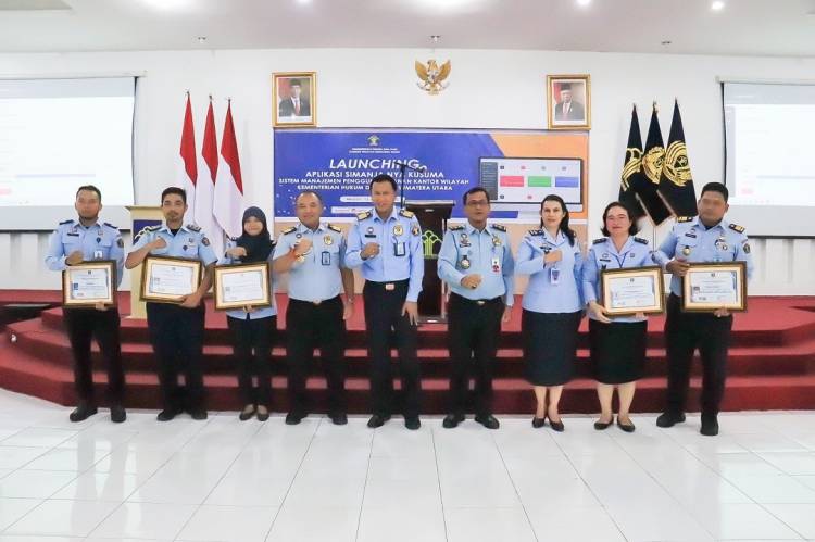 Kanwil Kemenkumham Sumut Rilis Aplikasi Simanja Nya Kusuma