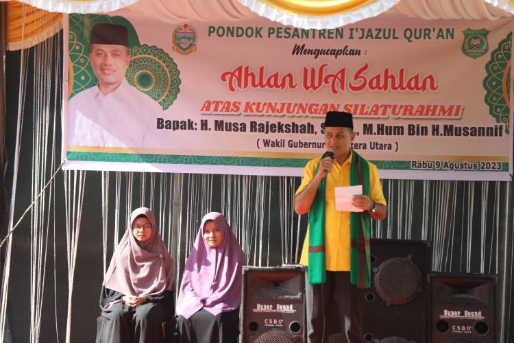 Ijeck Apresiasi Keinginan Ponpes I&rsquo;Jazul Quran Lahirkan Penghafal Quran di Setiap Desa