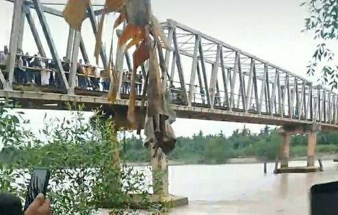 Terjatuh Dari Jembatan Dan Hanyut Di Sungai Barumun, Jasad Korban Ditemukan Sudah Tidak Bernyawa