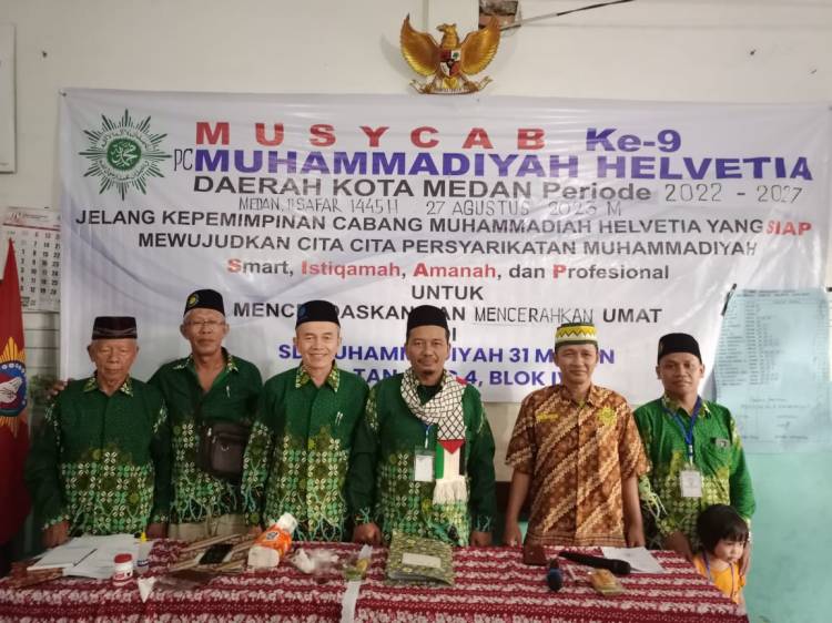Muscab Ke-9 PCM Helvetia: Eka Putra Zakran Memimpin Muhammadiyah Melayani, Melindungi dan Mengayomi