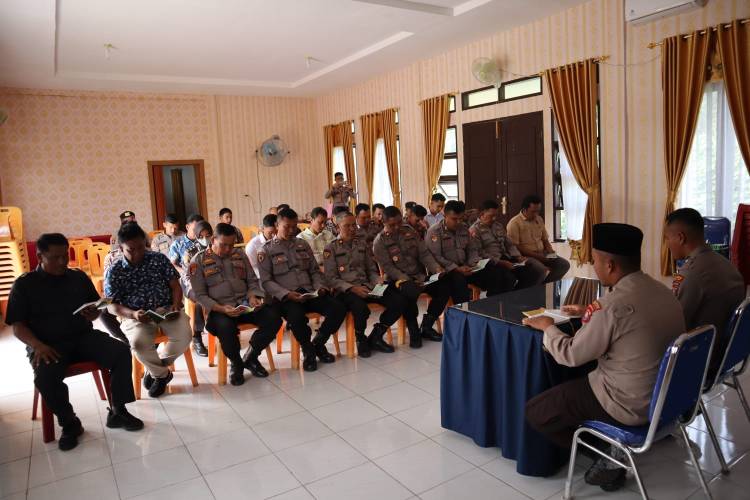 Wakapolres Palas Kompol Sugianto Binrohtal Personil