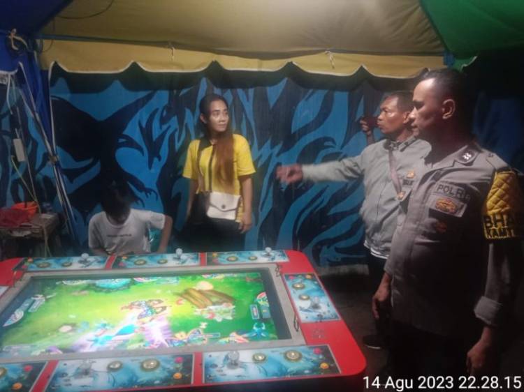 Mesin Judi Tembak Ikan Milik Diamankan Polisi, Termasuk Satu Wanita