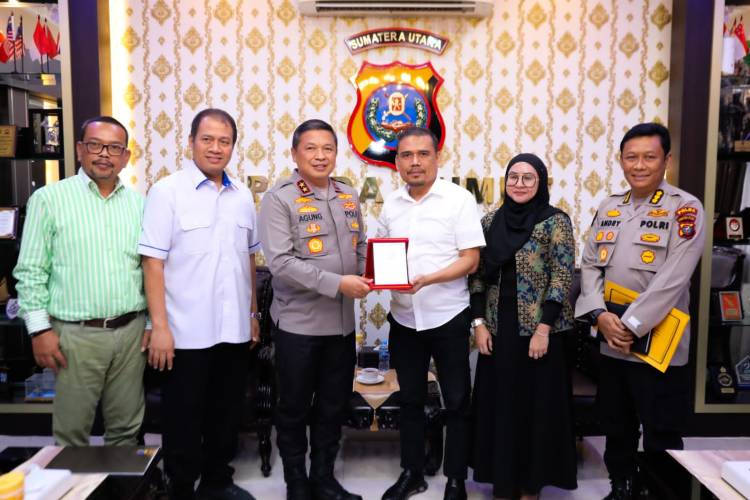 Kapolda Sumut Terima Kunjungan Pengurus DPD KAI Sumut